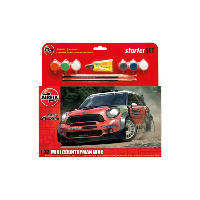 Starter Set Mini Countryman WRC 1/32