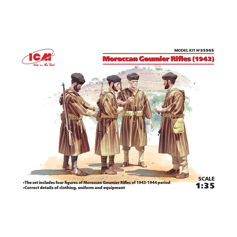 Moroccan Goumier Rifles (1943) 1/35 - ICM
