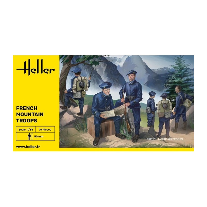 French Mountain Troops 1/35 - Heller