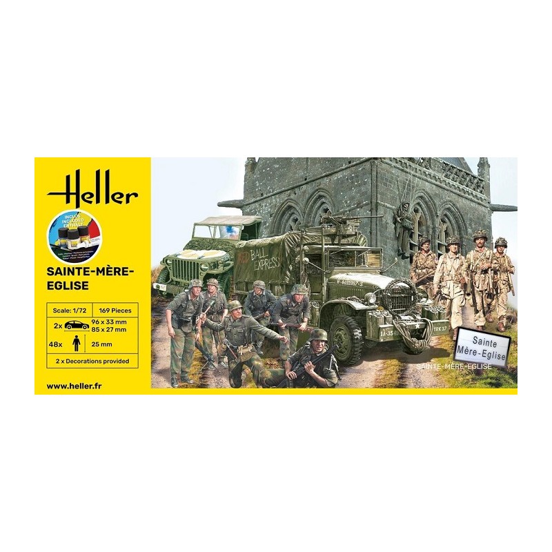 Starter Kit Sainte-Mère-Eglise 1/72 - Heller