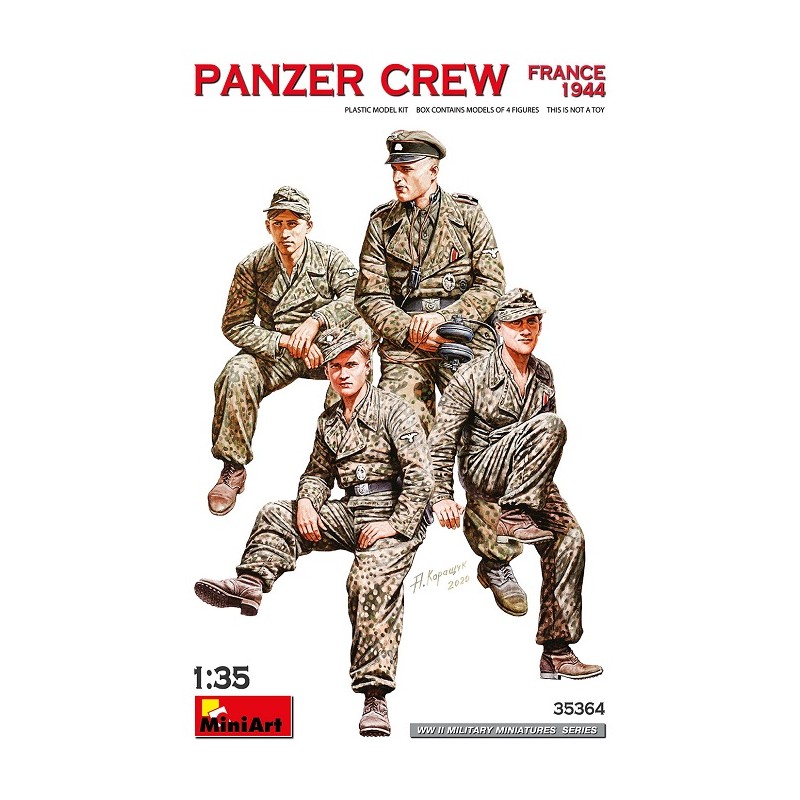 Panzer Crew France 1944 1/35 - Miniart