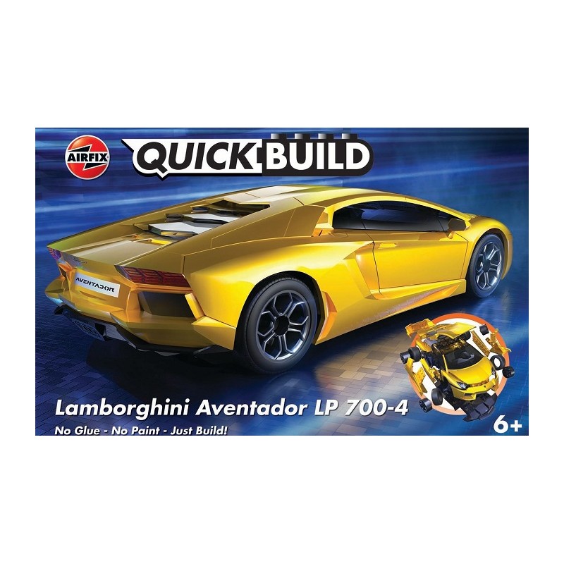QUICKBUILD Lamborghini Aventador Jaune - Airfix