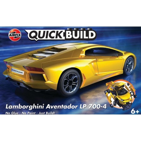 QUICKBUILD Lamborghini Aventador Jaune - Airfix