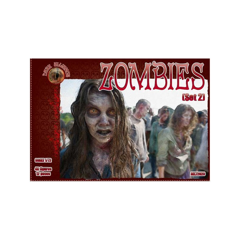 Zombies Set 2 1/72 - Dark Alliance