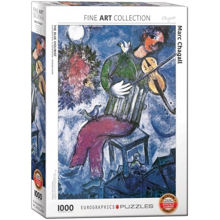 Puzzle 1000p Chagall Le Violoniste Bleu - Eurographics