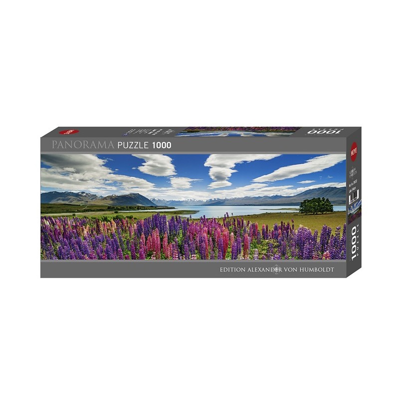 Puzzle 1000p Panoramique Lac Tekapo - Heye