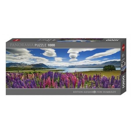 Puzzle 1000p Panoramique Lac Tekapo - Heye