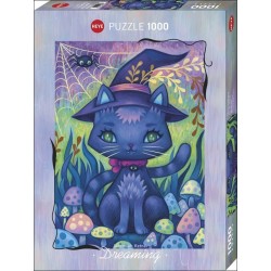 Puzzle 1000p Dreaming Witch Cat - Heye