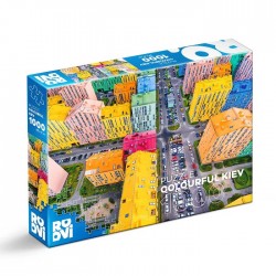 Puzzle 1000p Kiev Colorée - D-Toys