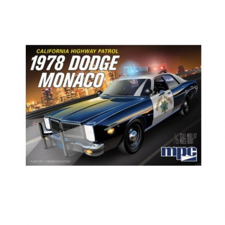 1978 Dodge Monaco CHP Police Car 1/25 - MPC
