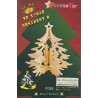 Kit de construction décorations de Noël en bois - Sapin