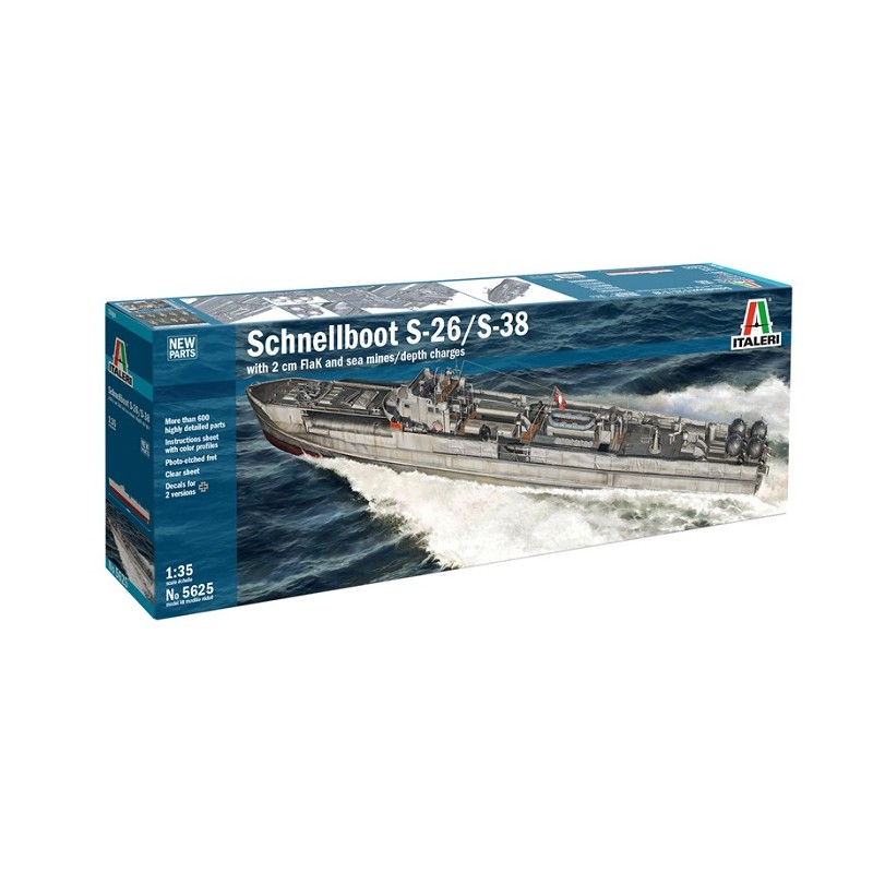 Schnellboot S-26/S-38 1/35 - Italeri