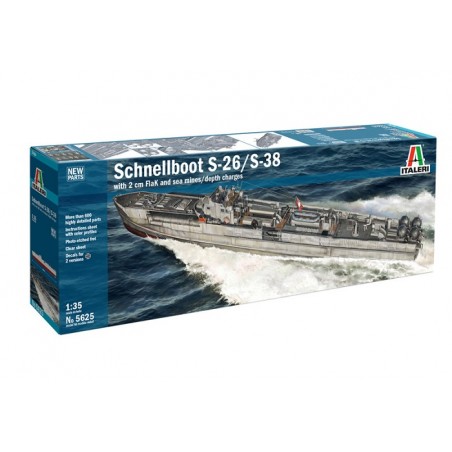 Schnellboot S-26/S-38 1/35 - Italeri