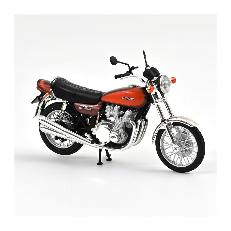 Kawasaki Z900 1973 Marron et Orange 1/18 - Norev