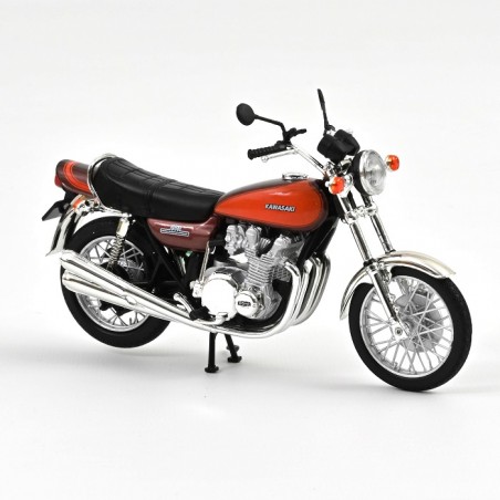 Kawasaki Z900 1973 Marron et Orange 1/18 - Norev