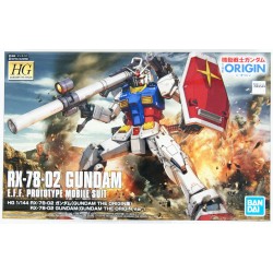 Gundam Gunpla HG 1/144 026 Rx-78-02 Gundam The Origin Ver - Bandai