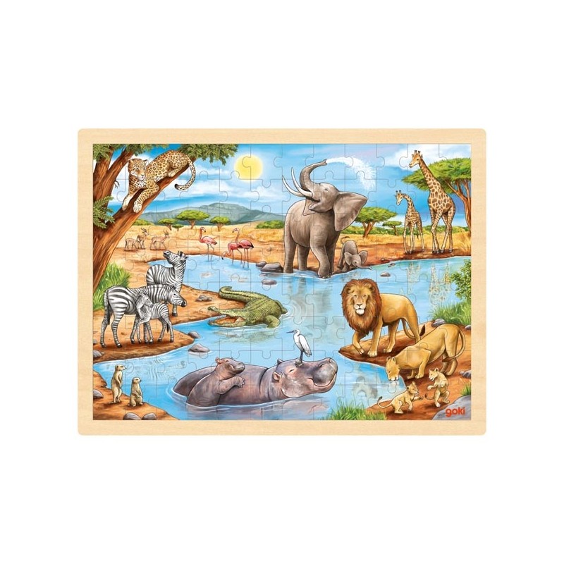 Puzzle 96p Savane Africaine - Goki