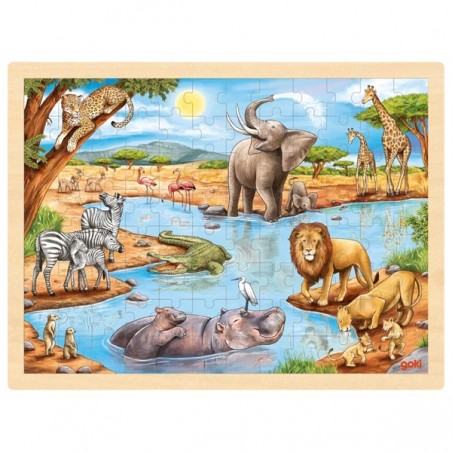 Puzzle 96p Savane Africaine - Goki
