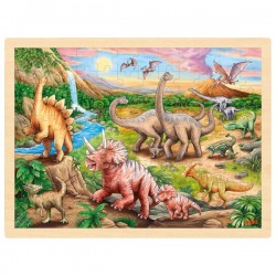 Puzzle 96p La vallée des dinosaures - Goki