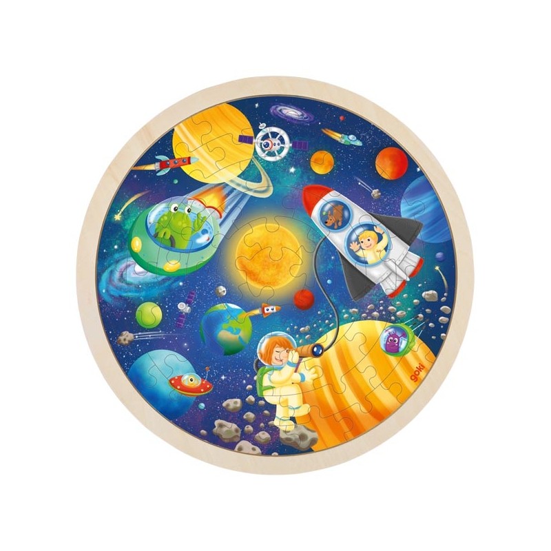 Puzzle Rond 57p Univers - Goki