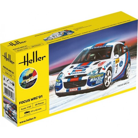 Starter Kit Ford Focus WRC01 1/43 - Heller