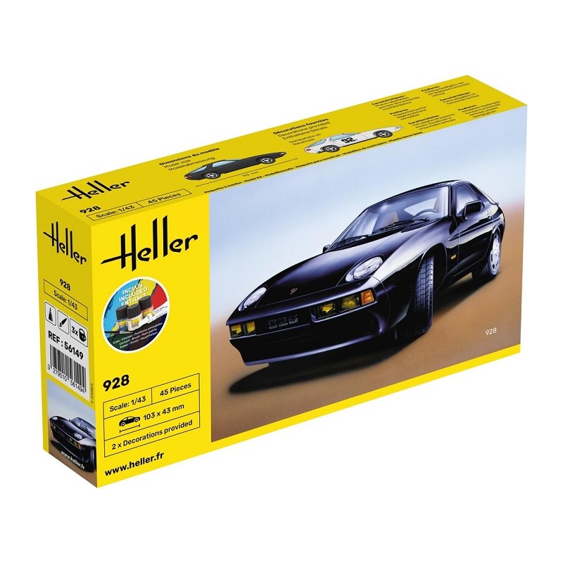 Starter Kit Porsche 928 1/43 - Heller