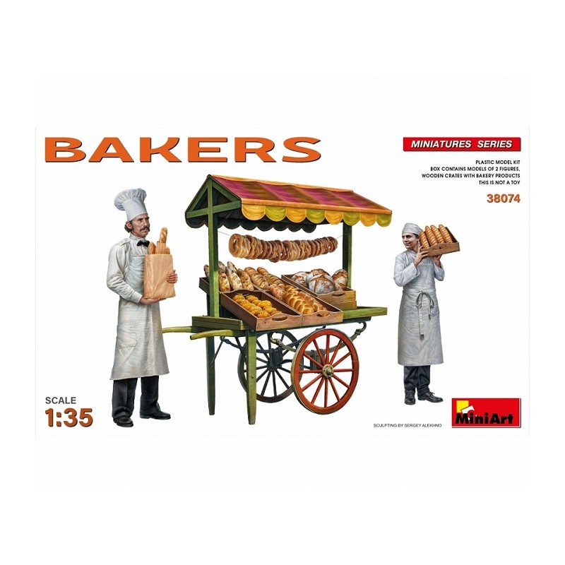 Bakers with Cart 1/35 - Miniart