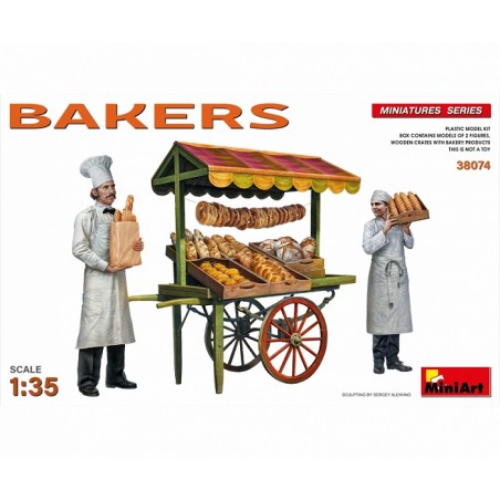 Bakers with Cart 1/35 - Miniart