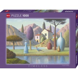 Puzzle 1000p Lady in Blue...