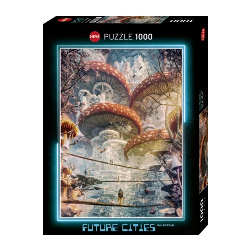 Puzzle 1000p Shroomland Future Cities - Heye