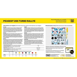 STARTER KIT Peugeot 205 Turbo Rally 1/43 - Heller