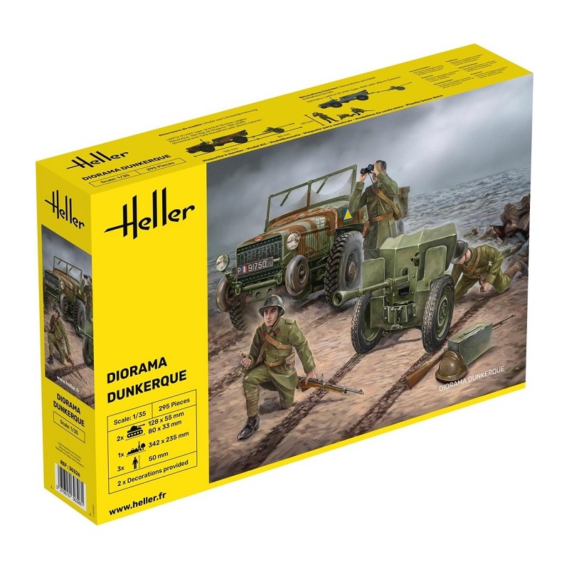 Laffly - Diorama Dunkerque 1/35 - Heller