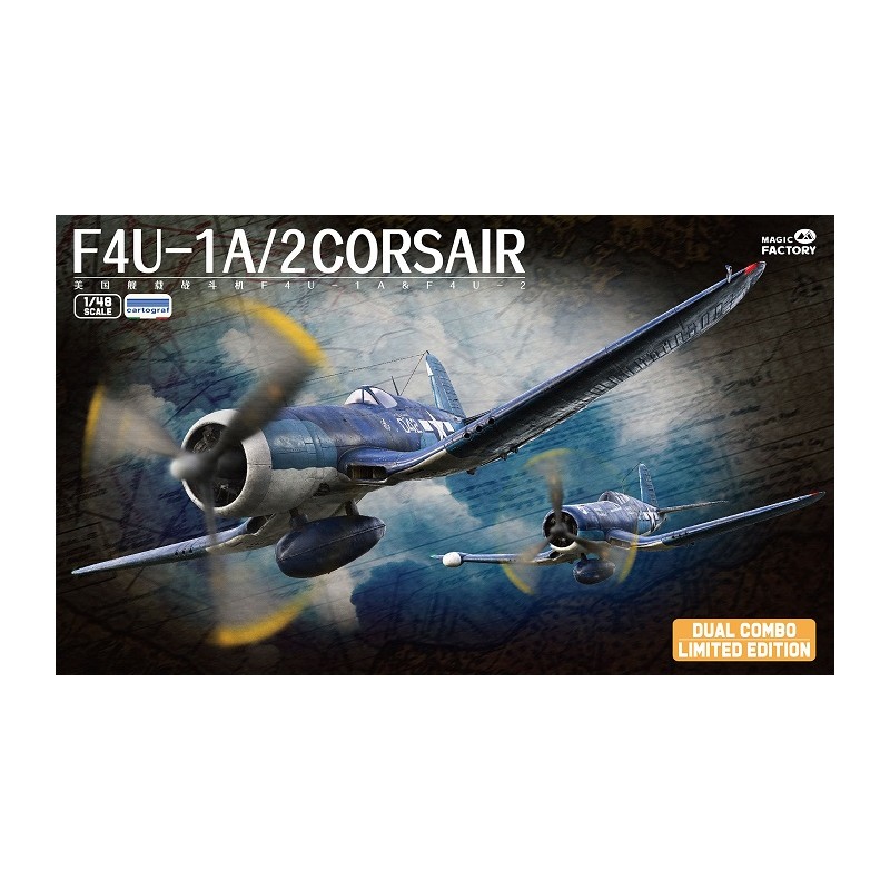 F4U-1A/2 Corsair Dual Combo 1/48 - Magic Factory