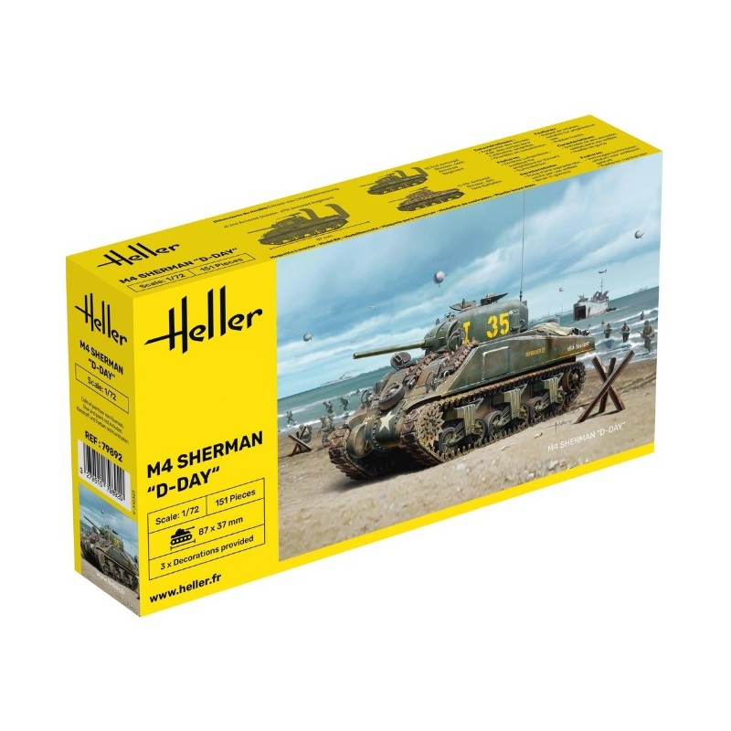 M4 Sherman D-Day 1/72 - Heller