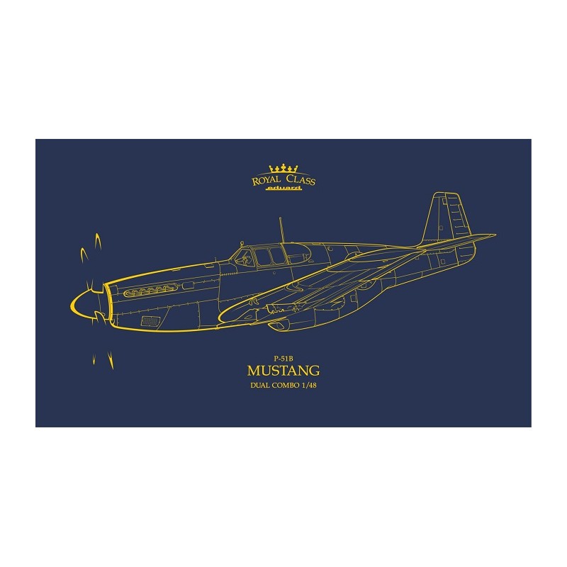 Royal Class Dual Combo P-51B Mustang 1/48 - Eduard