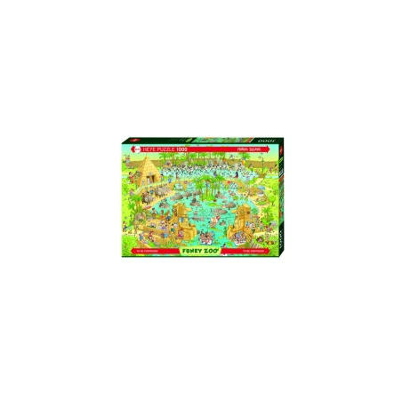Puzzle 1000p Zoo habitat du nil heye