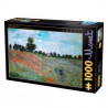 Puzzle 1000p Monet champ coquelicots d-toys