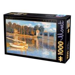 Puzzle 1000p Monet le pont d'argenteuil d-toys