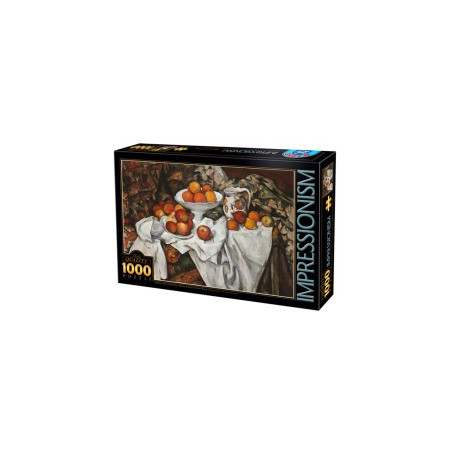 Puzzle 1000p Cezanne nature morte d-toys