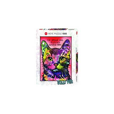 Puzzle 1000p Cats 9 lives heye