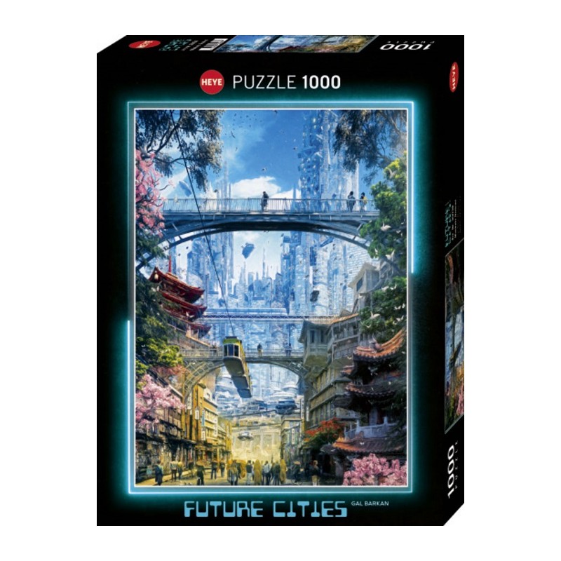 Puzzle 1000p Markets District Future Cities - Heye