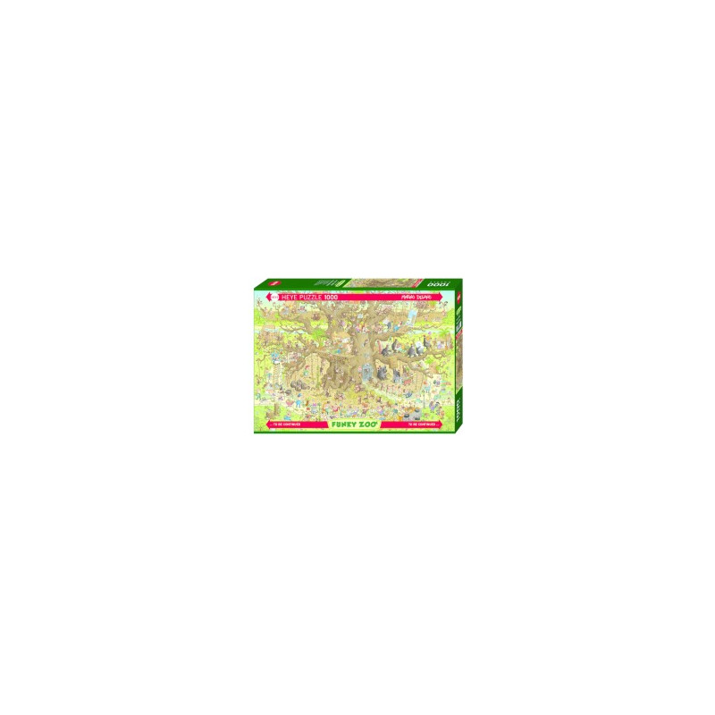 Puzzle 1000p Zoo habitat singes heye