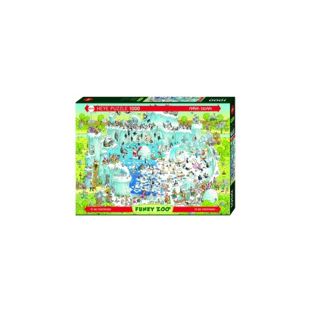 Puzzle 1000p Zoo habitat polaire heye