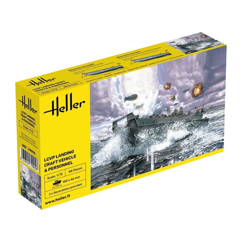 LCVP Landing Craft Vehicle and Personal 1/72 - Heller