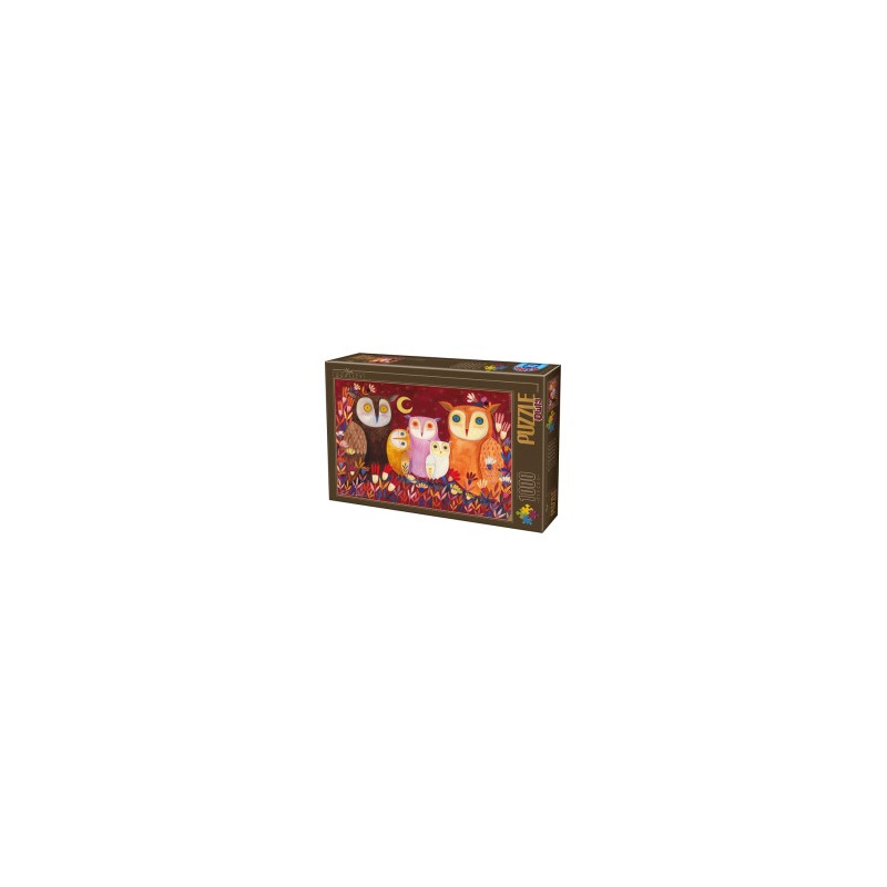 Puzzle 1000p Chouette d.toys