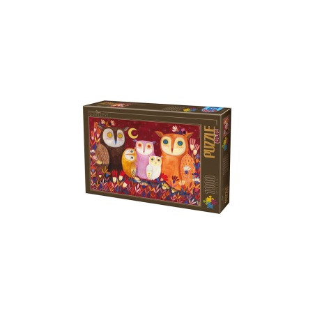 Puzzle 1000p Chouette d.toys