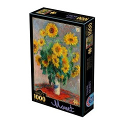 Puzzle 1000p Monet bouquets d-toys