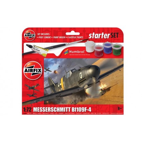 Starter Set - Messerschmitt Bf109F-4 1/72 - Airfix