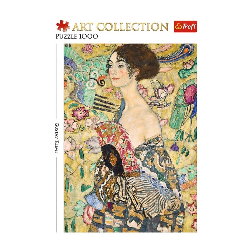 Puzzle 1000p Dame à l'Eventail - Klimt - Trefl