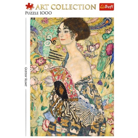 Puzzle 1000p Dame à l'Eventail - Klimt - Trefl